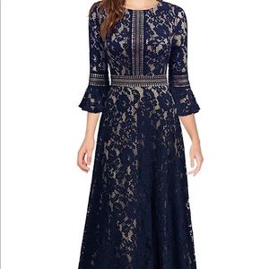 Medium Lace Blue Dress